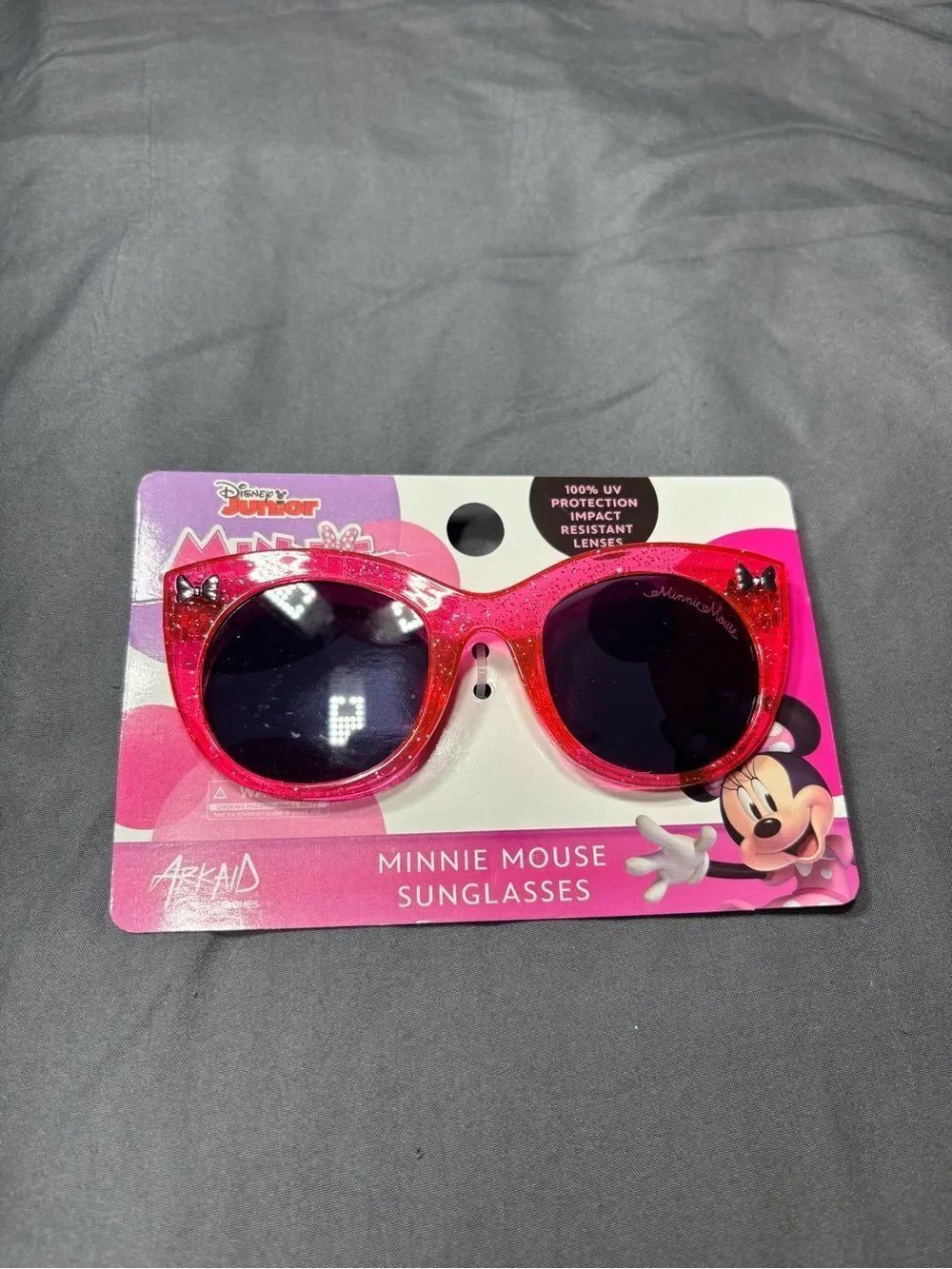 New Minnie Mouse Pink Kids Sunglasses